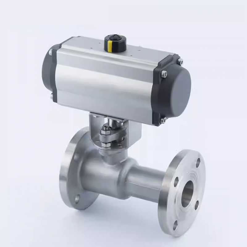 Pneumatic High Temperature Ball Valve used for discharge